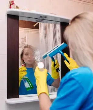 Práce s úklidovou technikou